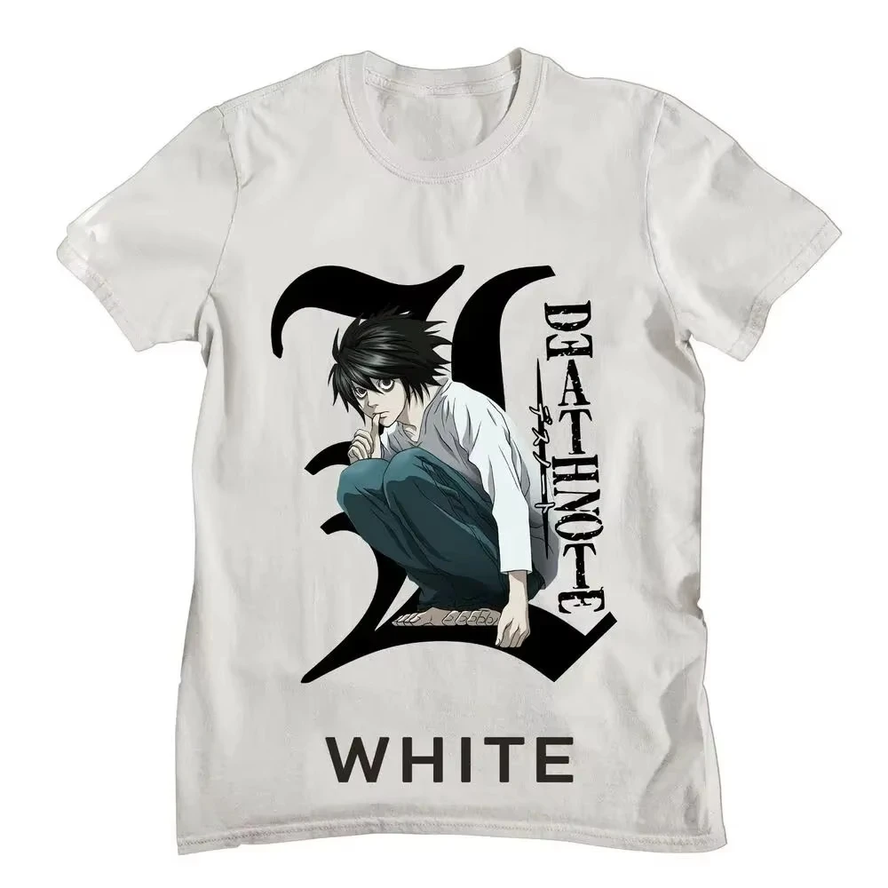 2026 Anime Inspired Character Graphic T-Shirt, Vintage Manga Style Front Print, Casual Fit Short Sleeve Tee for Teens Adults