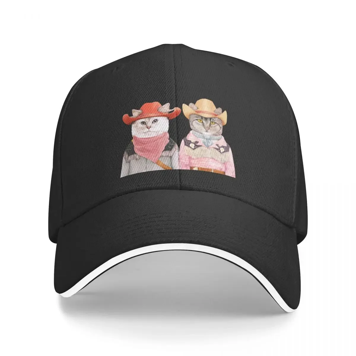 

Cowboy Cats Baseball Cap party Hat Sunscreen Anime Caps For Women Men's