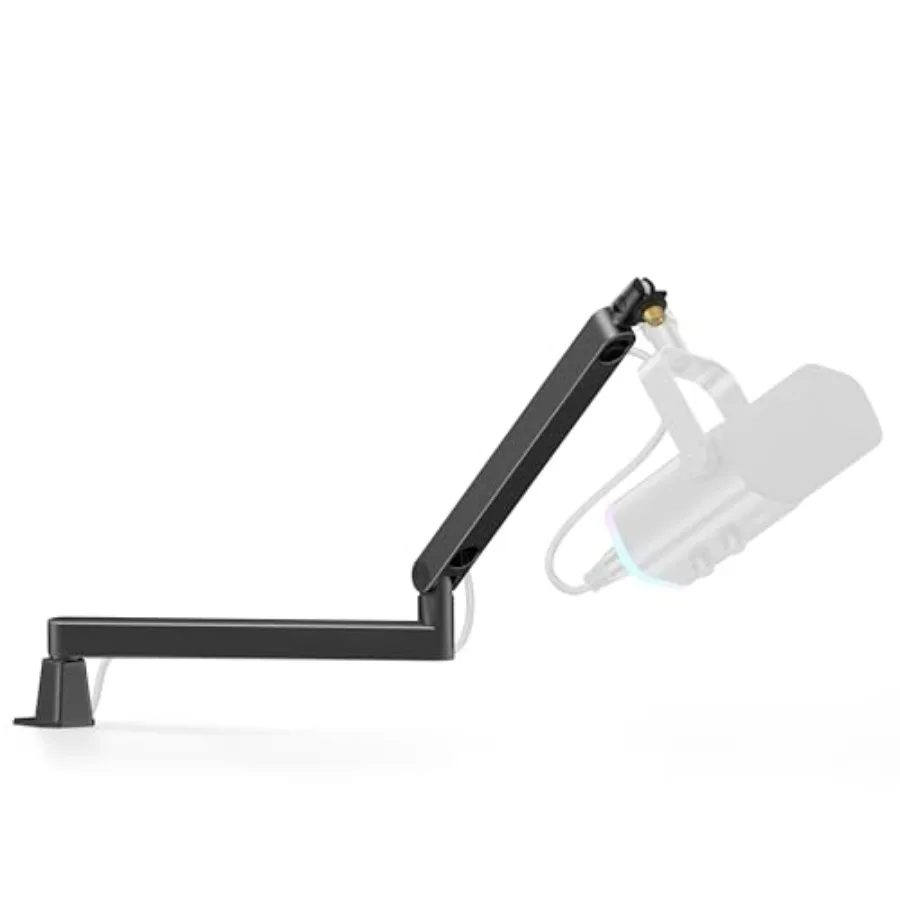 

InnoGear Microphone Boom Arm Вращающаяся на 360° низкопрофильная подставка для микрофона с магнитным кабелем для управления настольным креплением для Fifine AM8 K669B