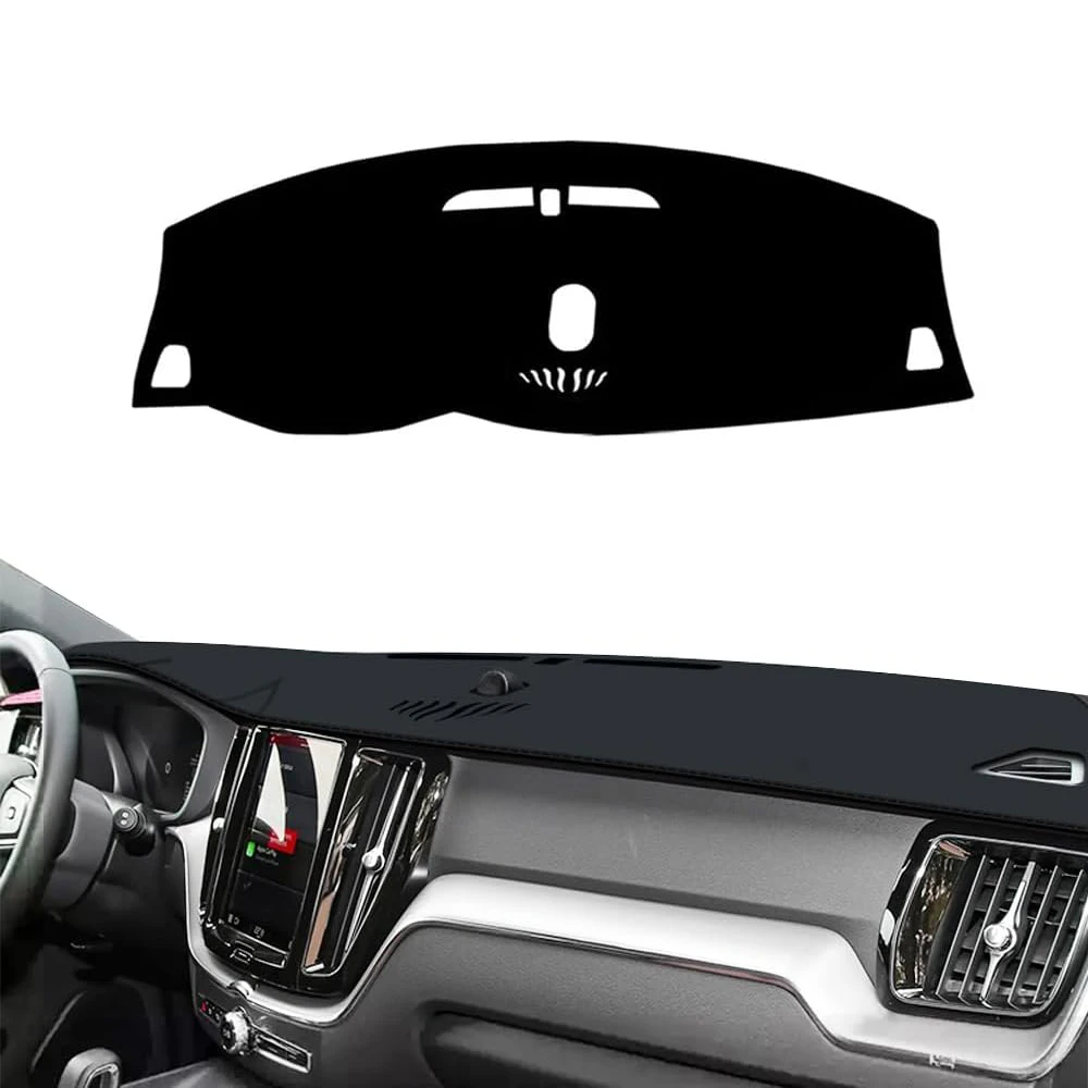 

ashboard Cover Compatible with Volvo XC60 2018 2019 2020 2021 2022 2023 2024, Leather Dashboard mat, Anti-Slip Dashboard Mat