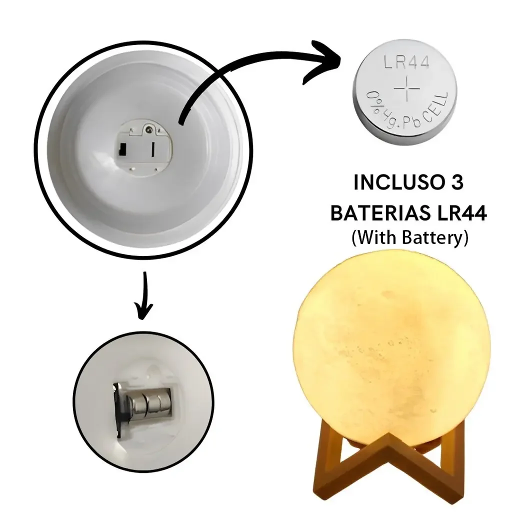 10/8CM 3D Moon LED Light z uchwytem Kreatywna lampka nocna do sypialni Naklejki domowe Ozdoby stołowe