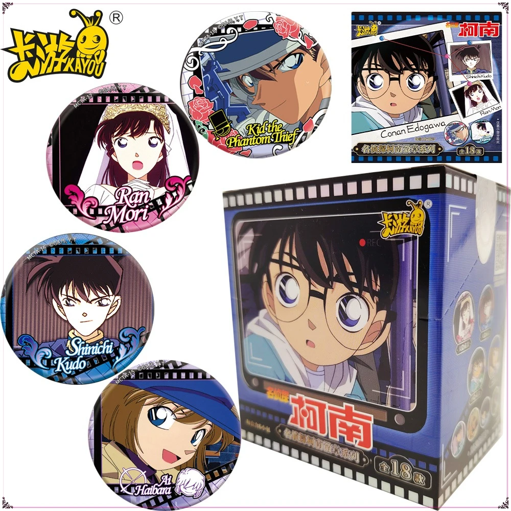 

Original Kayou Detective Conan Anime Peripheral Characters Badge Student Personality Creative Brooch Backpack Accessories Gifts
