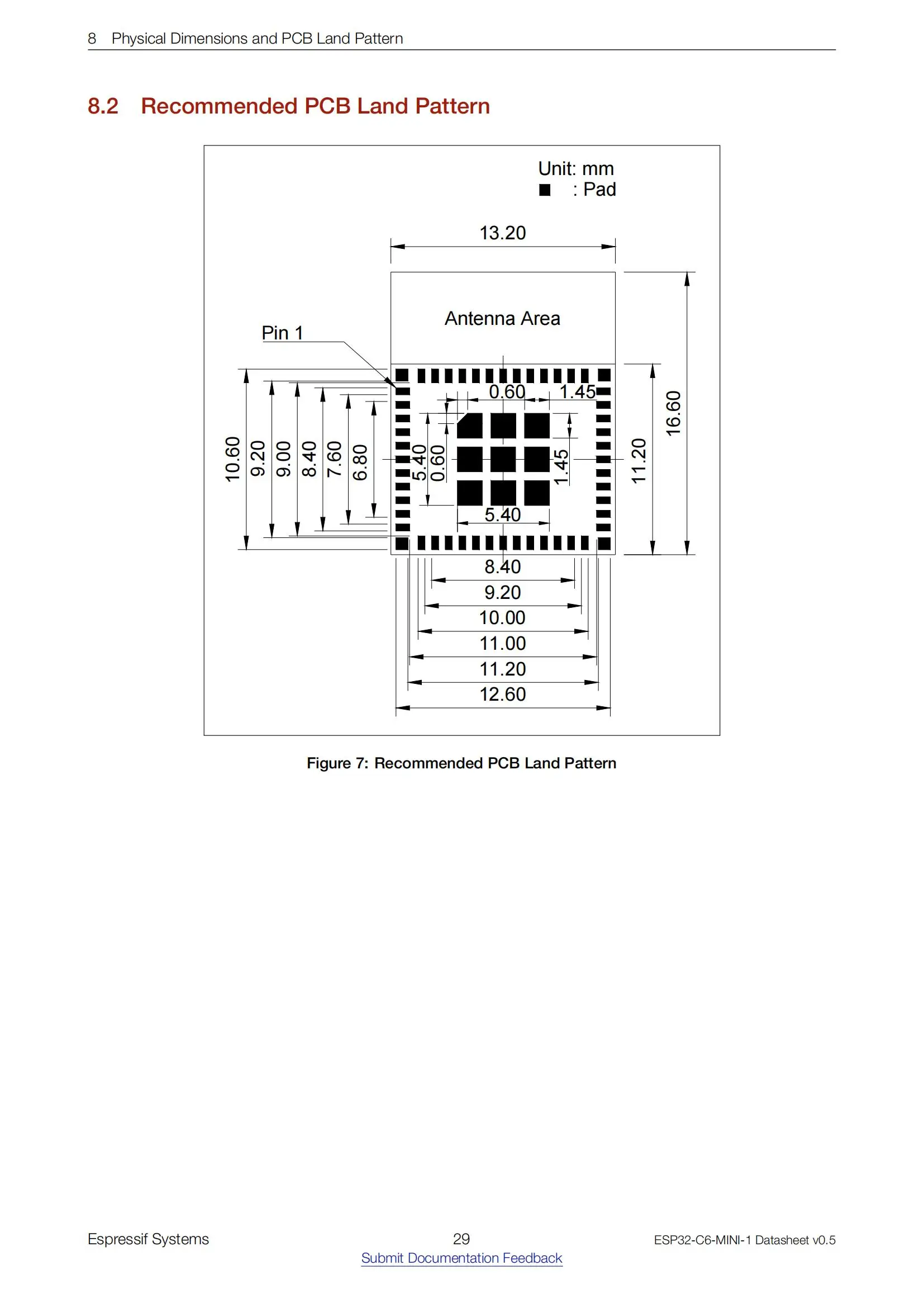 ESP32-C6-MINI-1 modul – Detail 29