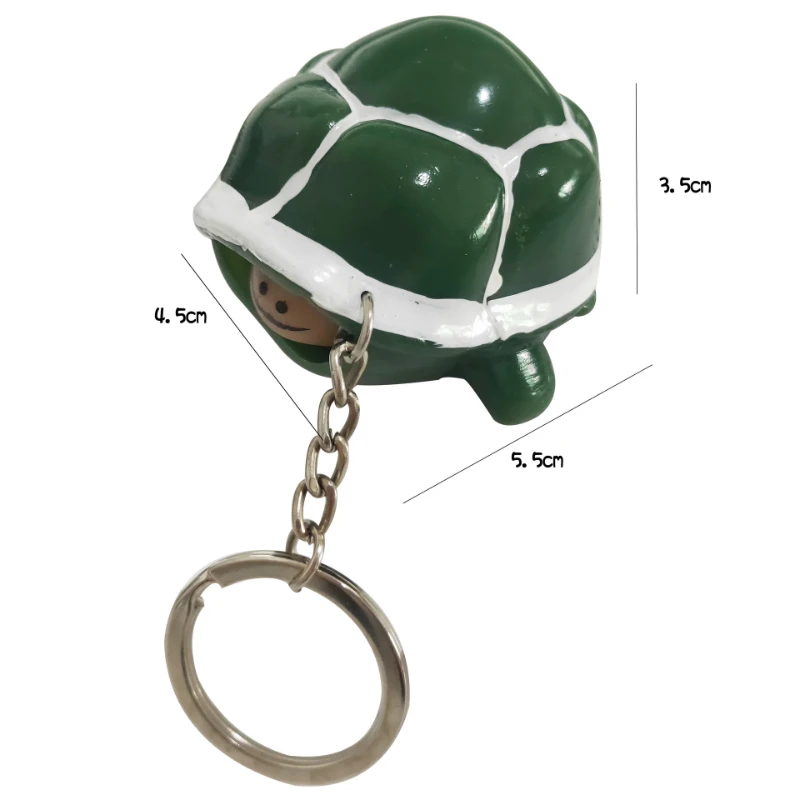 Creative Decompression Artifact Relaxation Vent Toy Squeeze Turtle Key Chain Turtle Vent Ball Hand Pinch Antistress Relief Toy