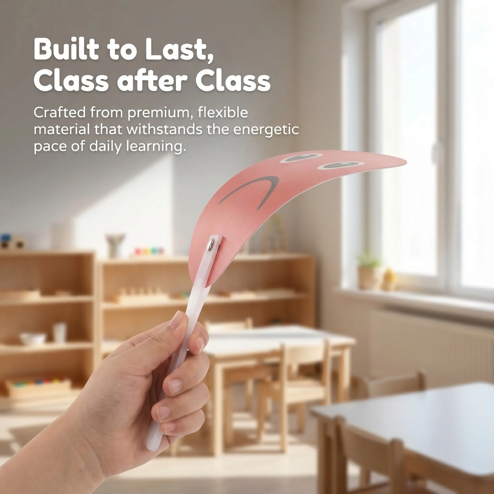 10Pcs Plastic Classroom Voting Paddles Double Sided For Team Building Games Classroom Teacher