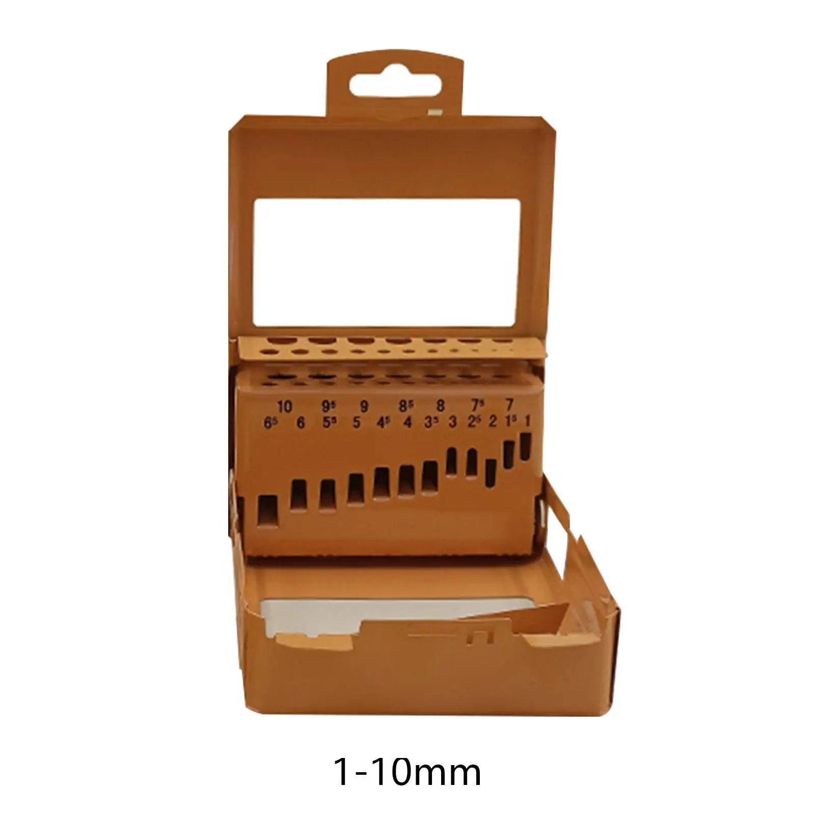 Drill Bit Index Case Sturdy Metal Case Simple Storage Box Portable Drill Bit Holder Organizer for Home Twist Drills Professional