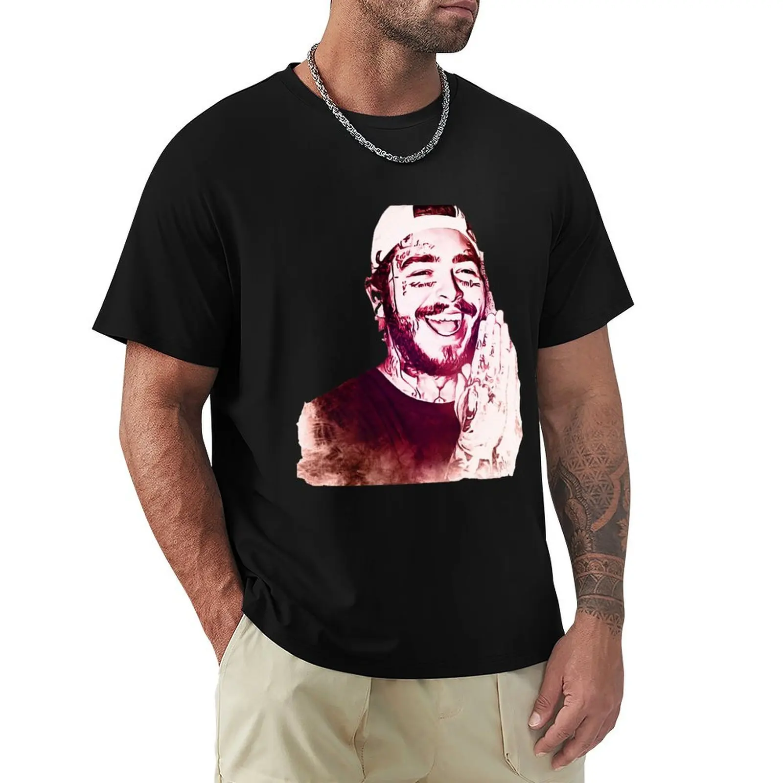 Light malone T-Shirt Daily Wear Plain Short Sleeve Shirt