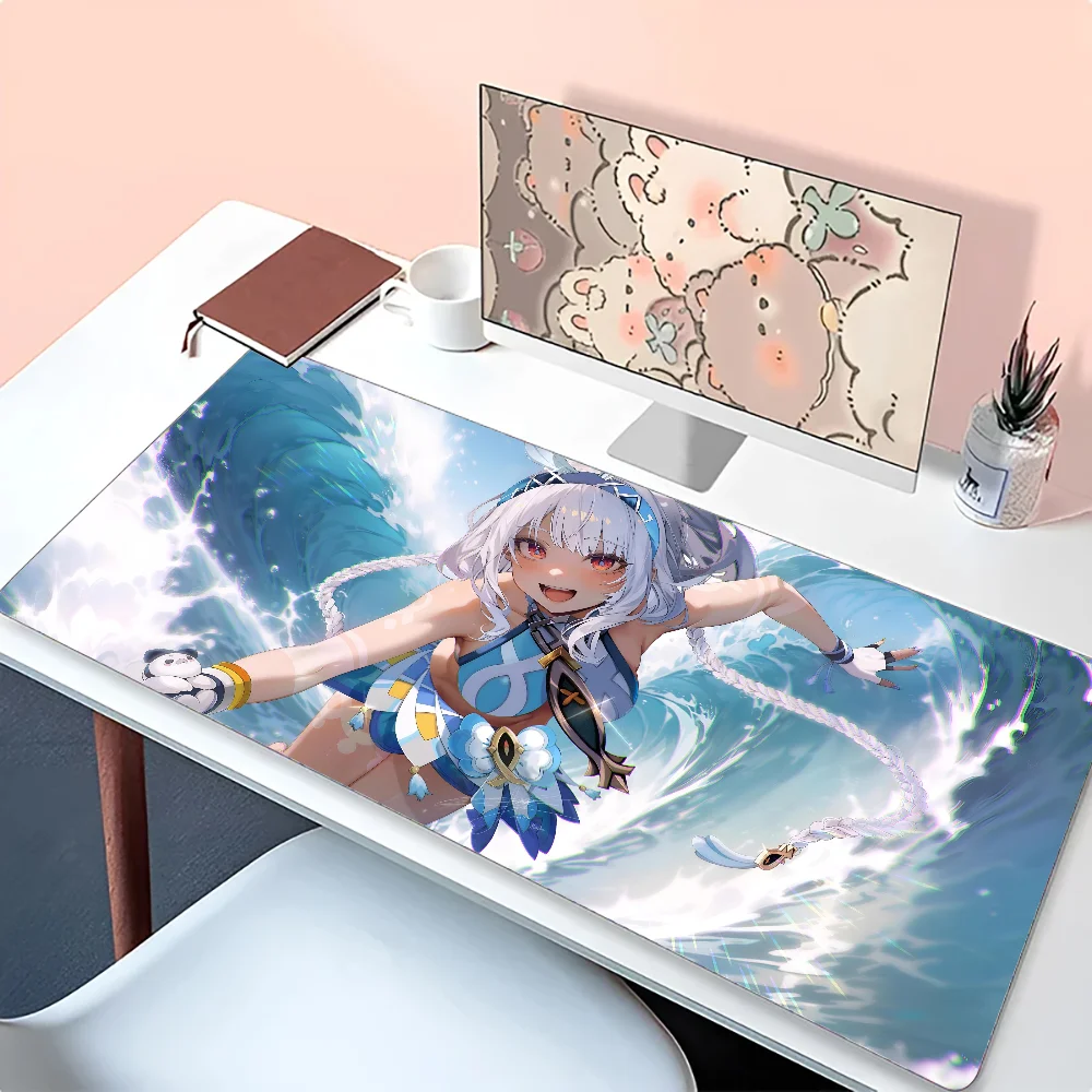 Mualani Genshin Impact Mousepad Mouse Mat Desk Mat With Pad Gaming Accessories Prime Gaming XXL Keyboard Pad