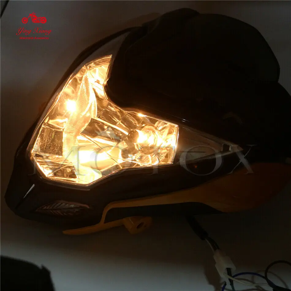 Motorcycle Led Head Light Lamp Fit for BAJAJ Pulsar 150 200 PULSAR150 PULSAR200 Headlight Headlamp Assembly Turn Signal Fender