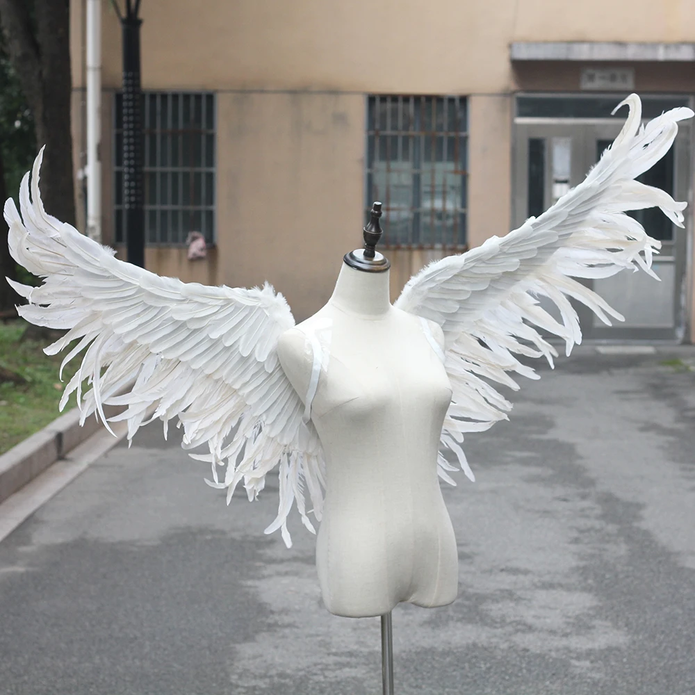 

Faionable Angel Wings Props for Photo oots Mong ows Performances Ele Feather Design Ideal for Costume Changes