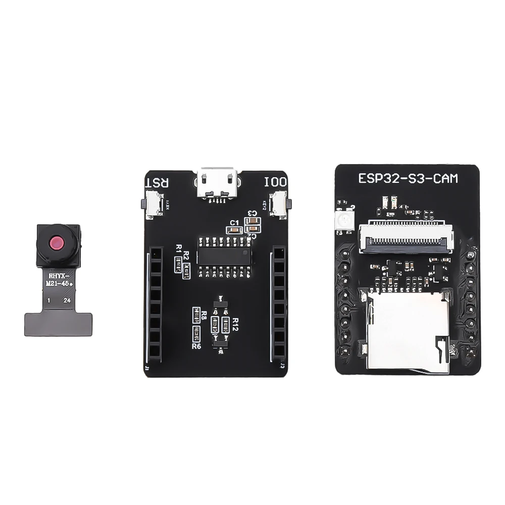 ESP32-S3-CAM Development Board WiFi Bluetooth Module ESP32-S3-WROOM-1 N16R8 With OV2640 Camera Expansion Board Burner Holder