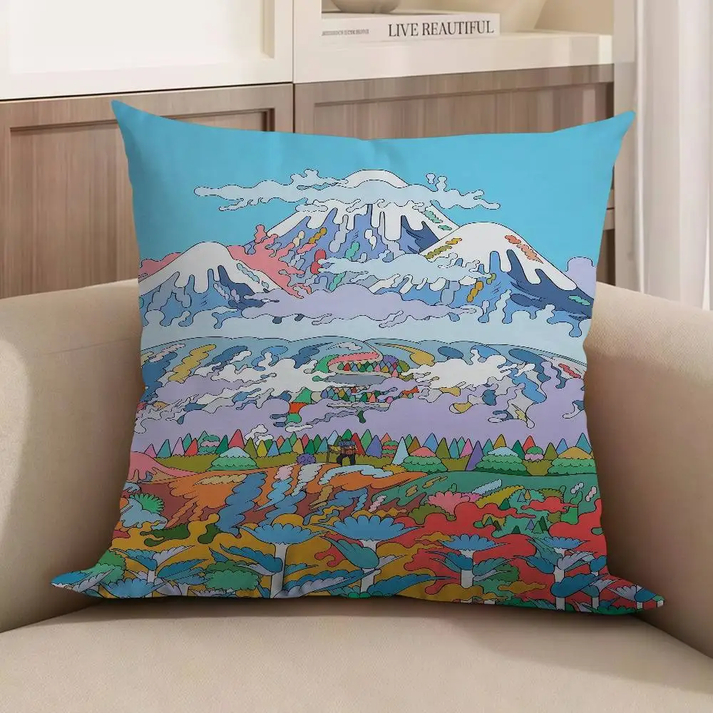 

Mountain Melody Cushion Cover Pillow Cover Decor Pillowcase Printed Cushion Case For Couch