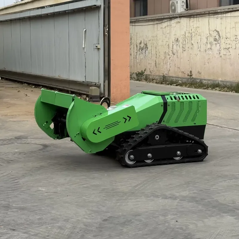 Chinese Factory Industrial 4-Stroke Petrol Zero Turn New Arrival Mini Farm Flail Lawn Mower Mulcher Garden Use Remote Control