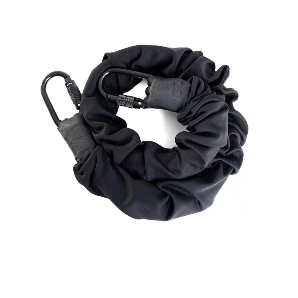 

50-80 кг черный эспандер для йоги, высокоэластичный пояс для йоги, эластичные веревки для йоги, изготовленные на заводе, высокое качество