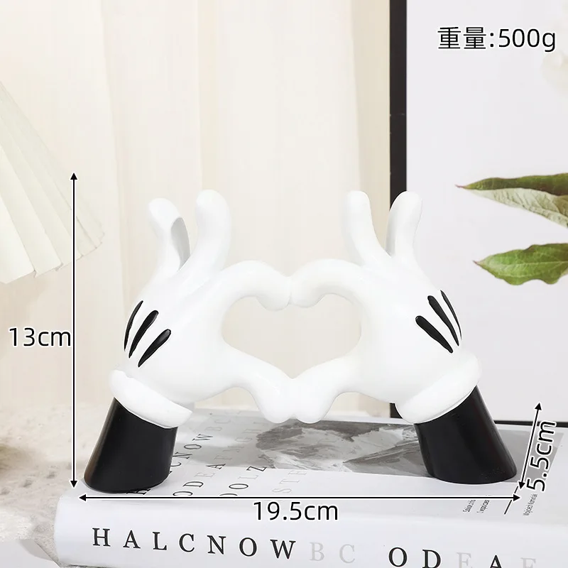 Mickey Bixin Creative Desktop Decoration Environmentally Friendly Resin Anime Cartoon Cute Room Decoration Wedding Decoration