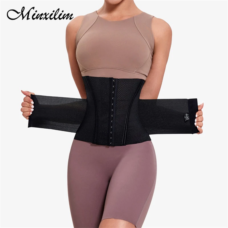 Minxilim Taille Cinchers Colombiaanse Schede Reductieve Body Gordel Rugsteun Abdominale Controle Hoge Elasticiteit Vrouw Shaperwear