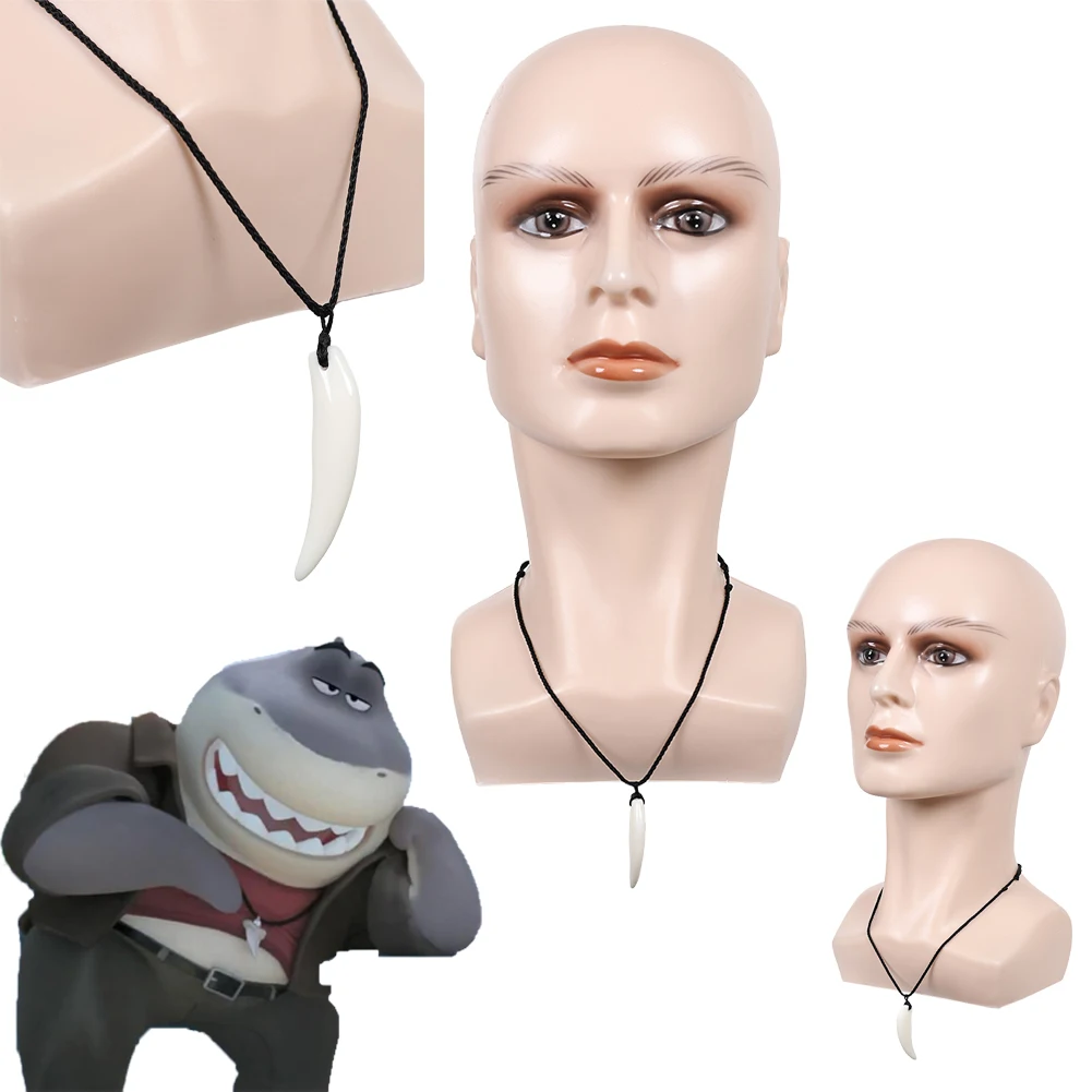 

Мультфильм «Плохие парни», косплей, ожерелье «Мистер Акула», аксессуары, костюм на Хэллоуин, карнавал, наряды для ролевых игр, вечерние маскировочный реквизит