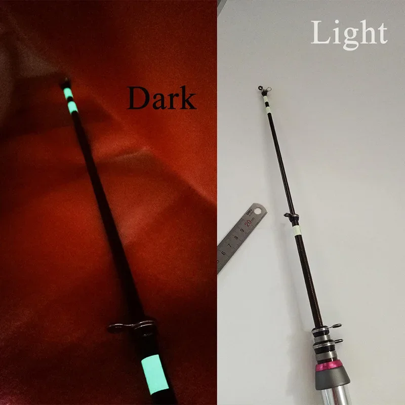 Self Adhesive Green Luminous Tape Night Fishing Rod Luminous Stickers Luminous Continuous Indicator Stickers Fish Tool