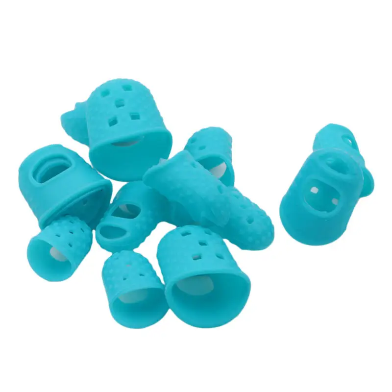 Guzheng – plectres de pouce pour guitare, 15 pièces, capuchon de doigt, protège les doigts pour épisser la ligne, pressage élastique antidérapant, couvre-doigts pour ukulélé