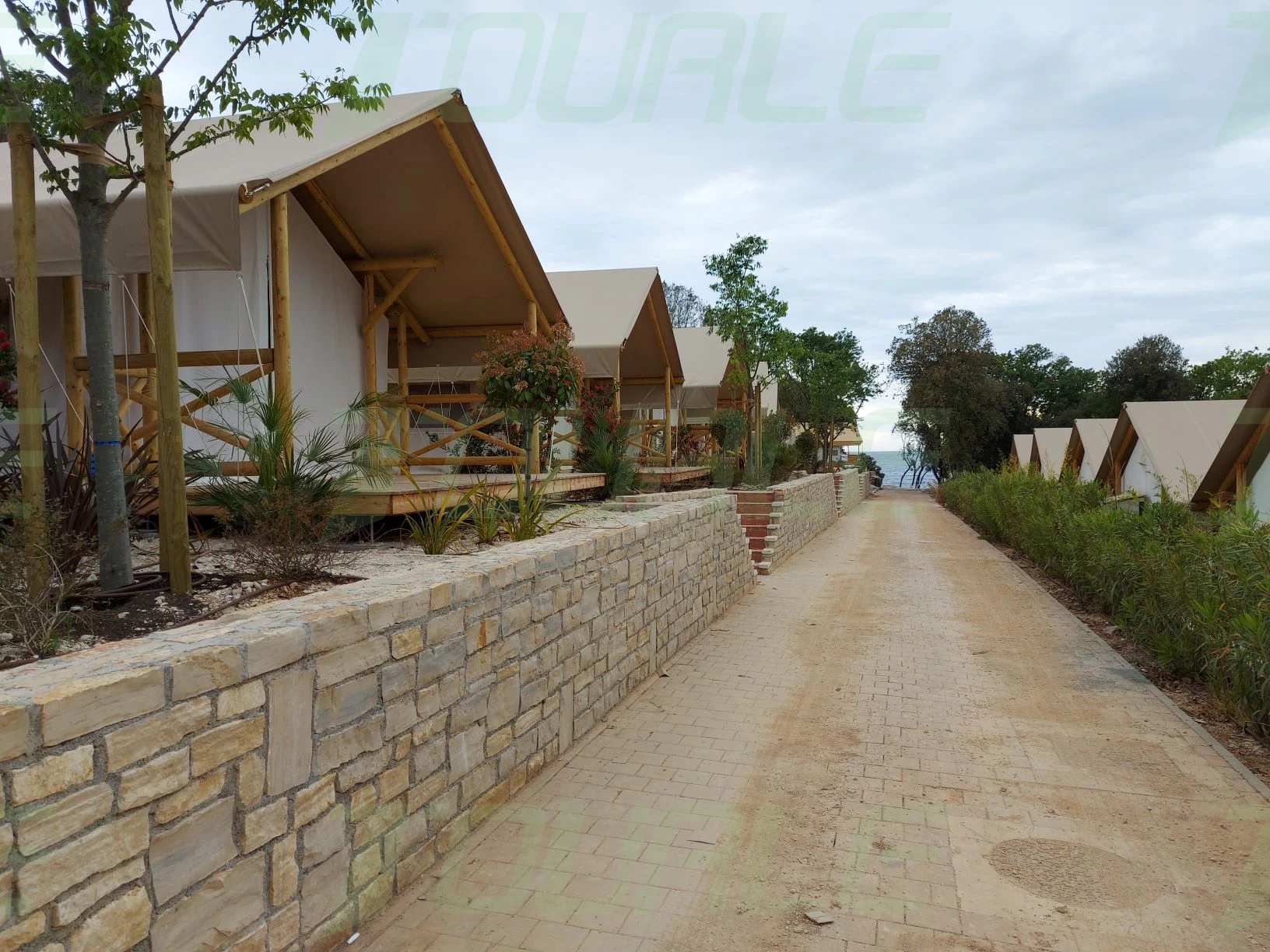 Luxury Hotel Safari Tent Glamping Outdoor Camping Tent
