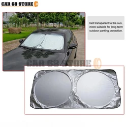 Foldable Car Windshield SunShade Large Size UV Protection Universal Sun Shade Visor For Car Front Windshiled Car Accessories