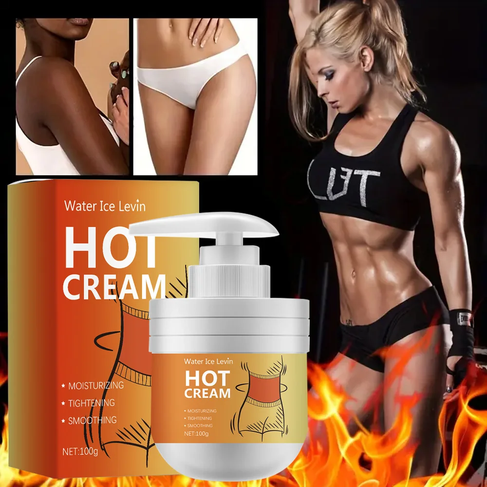 New Body Warming and Firming Cream for Workouts and Burns, Promotes Sweating and Elasticity - Increases Belly and Body Tone 100g