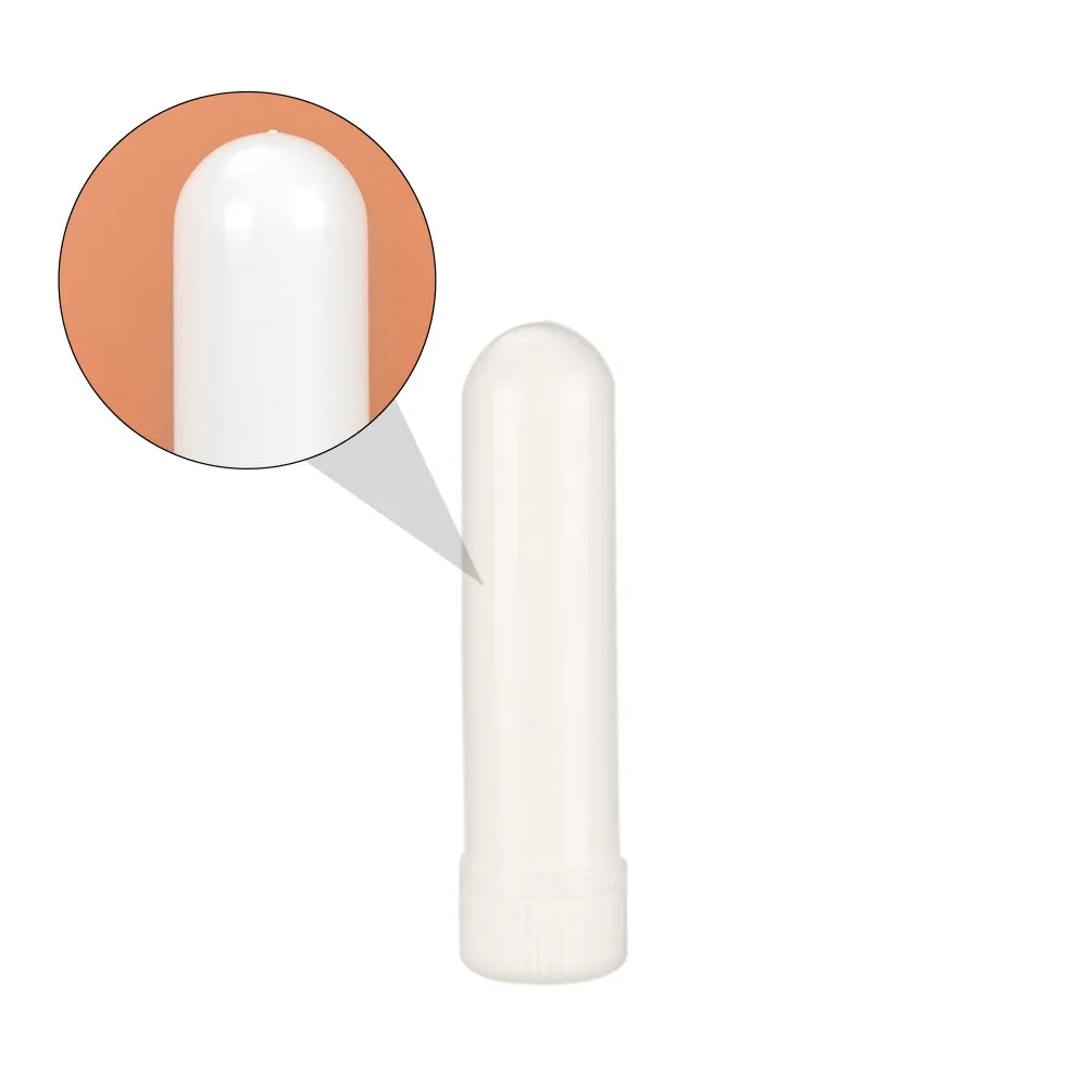 10Pcs White Essential Oil Nasal Inhalers Refillable Aromatherapy Empty Tubes Nasal Inhaler Blanks for Refreshing Breathing - Detail 1
