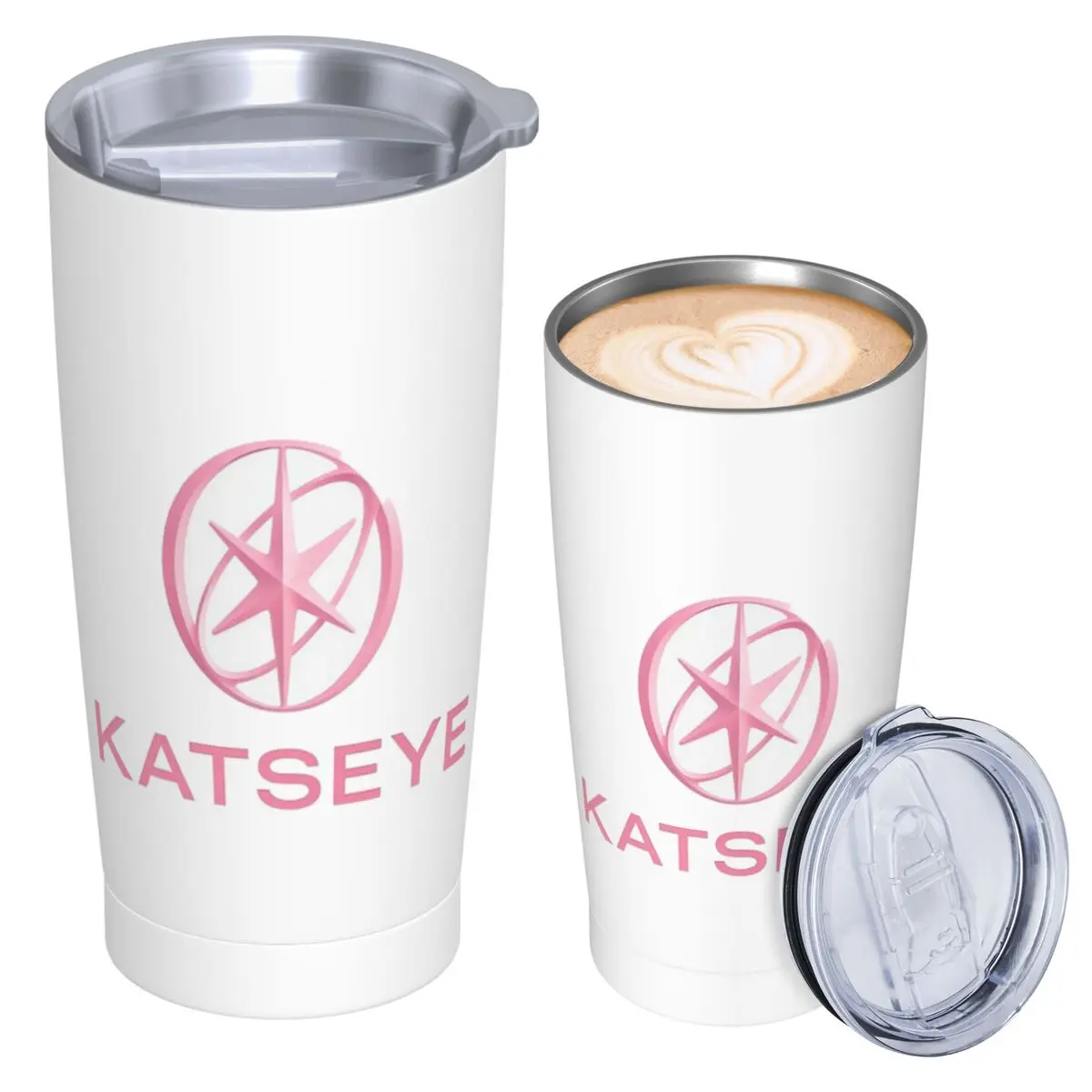 KATEYE Kpop Group Stainless Steel Tumbler Vacuum Insulated Mugs Thermal Cold Cup Straws With Lid 20oz