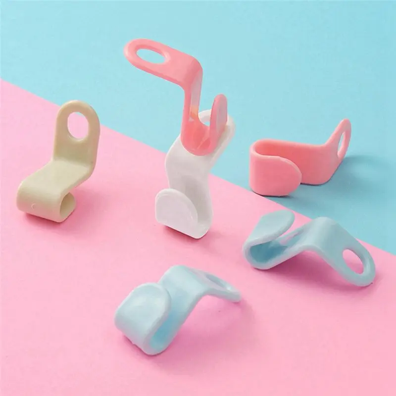 [A93Z!】 48-Piece Clothes Hook Connection Hook Folding Hook Hanger Link Buckle 4 Colors Clothes Hook