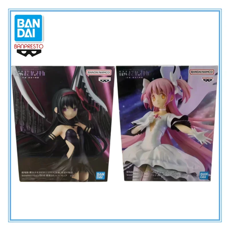 En stock, original BANDAI BANPRESTO Puella Magi Madoka Magica EVOLVE PVC 24CM, figurine de personnage d'anime, collection d'images, jouets, cadeaux