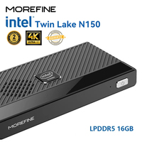 MOREFINE M6 Mini Pc 12th Gen Intel N150 N200 Windows 11Pro LPDDR5 16GB 2933MHz NVMe SSD Pocket Computer Pc Pocket Pc WIFI6 BT5.2
