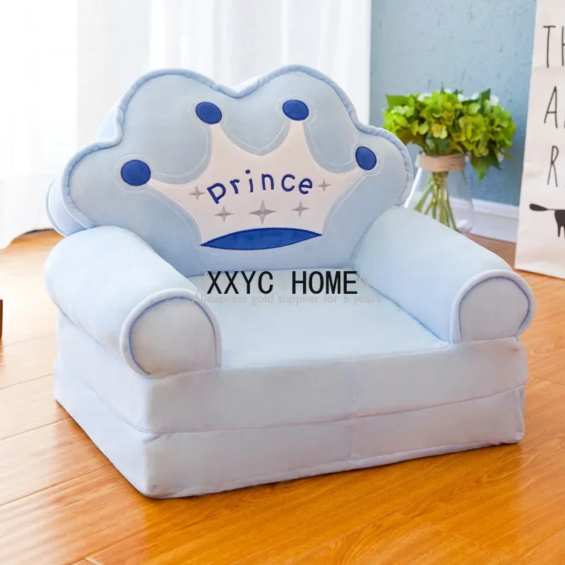 5%Disassembled Washed Kids Sofa Fashion Children Folding Cartoon Cute Baby Mini Sofas Kindergarten Babies Seat Furniture