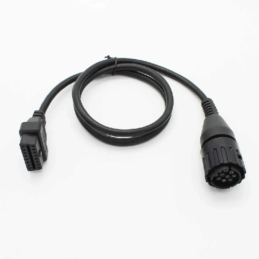 10 PIN TO 16PIN Cable for BMW 10pin Motorcycles Diagnostic Cable OBD2 Scanner Convertor Cars Moto OBD2 Extension Connector Wire