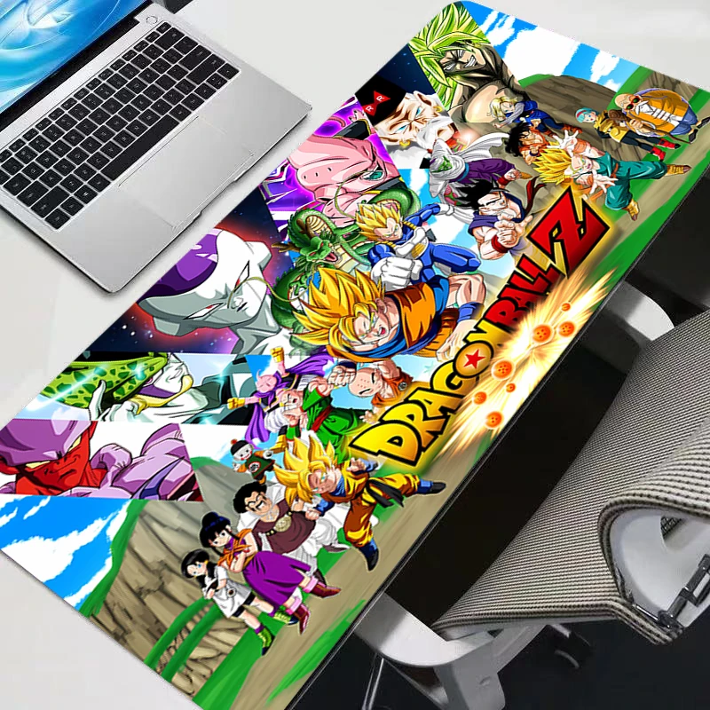Mouse Pad Anime DBZ Dragon Ball Z Gaming Accessories Varmilo Keyboard Desk Mat Gabinete Gamer Carpet Mousepad Mouse Mats