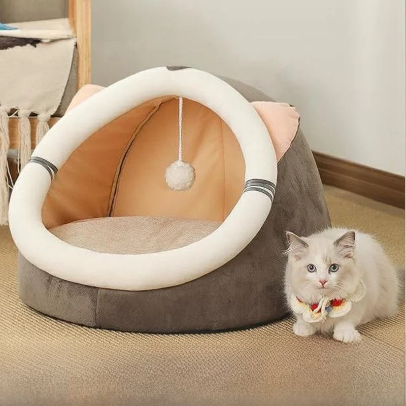 

Universal Four Seasons Bed Dog House Semi-Closed Style Pet Nest Safety Shelter Sleeping House for Cats And Dogs
