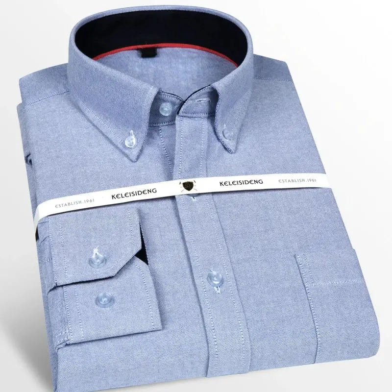 

Men's Long Sve Button down Casual irt Patch Chest Autumn Collar Fce Lined Thiened Extra Wide Fit