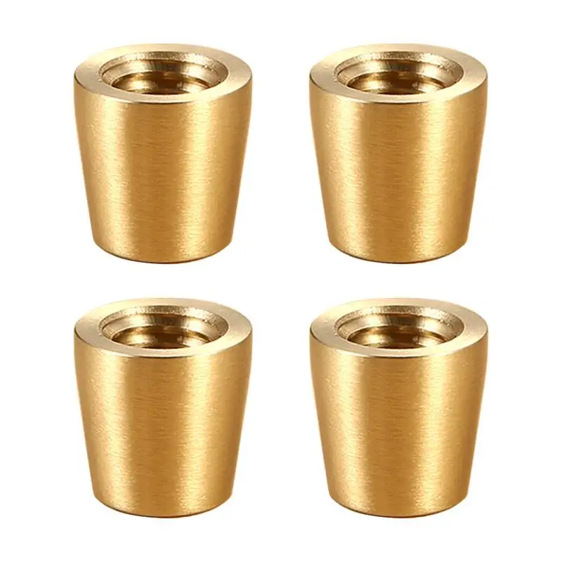 

Furniture Legs 4PCS Brass Chair Legs Metal Replacement Legs For Kitchen Shelves Sofa Table Chair Desk Kitchen Feet