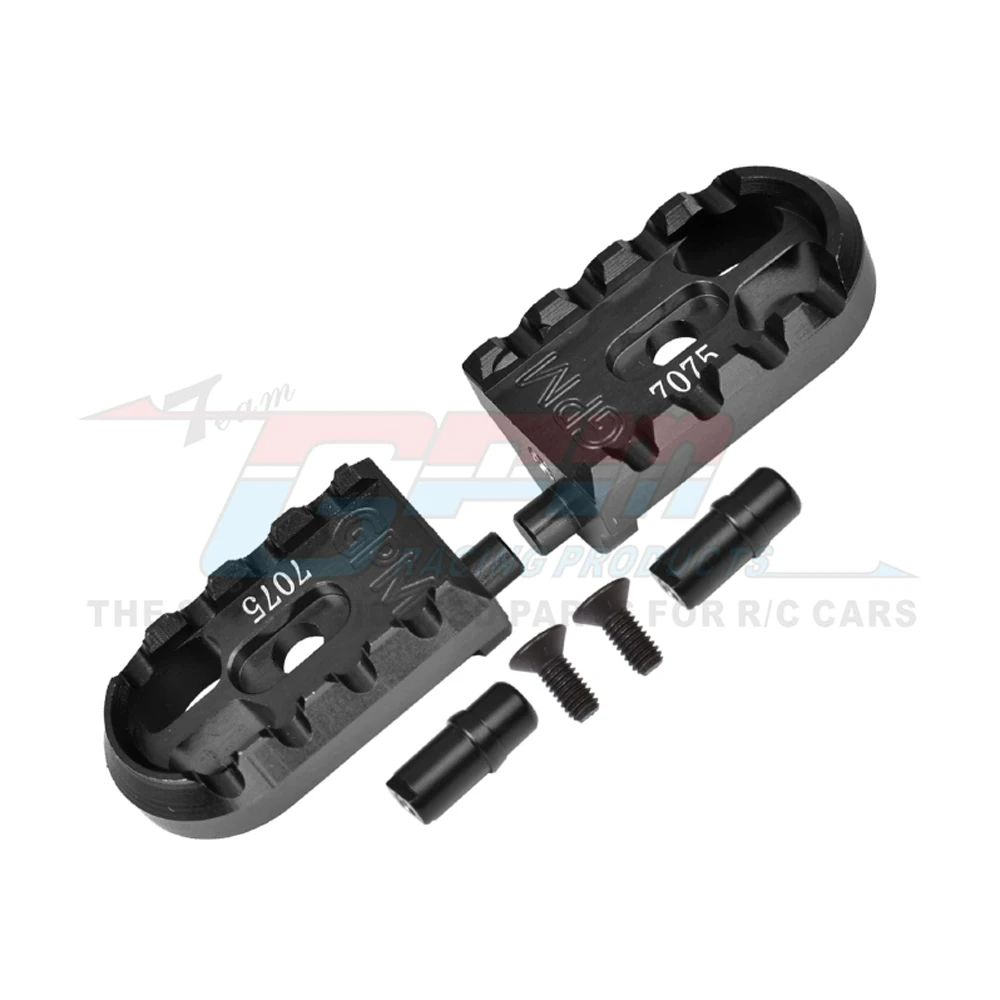 GPM for LOSI 1/4 PROMOTO-MX MOTORCYCLE LOS06000 LOS06002 Upgrade Accessories Metal Footrest Pedals LOS261006