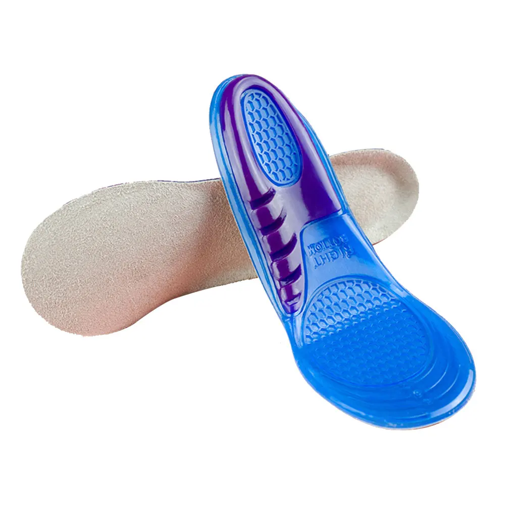 

Silicone Insole Boot Inserts Comfort Sweat Buffer Massaging Arch Support Work Thickened Insoles Foot Care Tools For Men Women