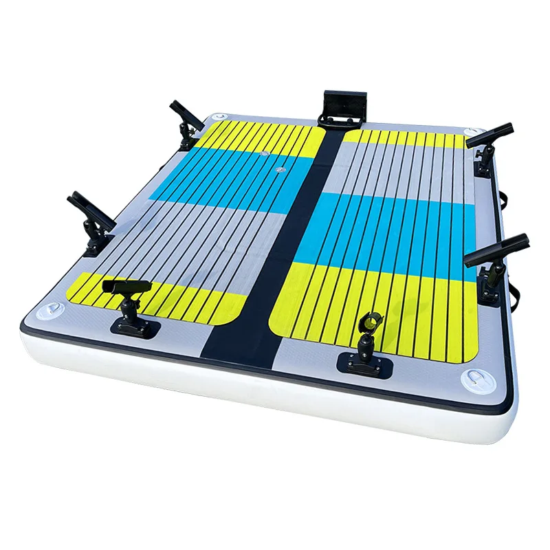 

Inflatable fishing floating platform water net platform portable fishing platform air mattress