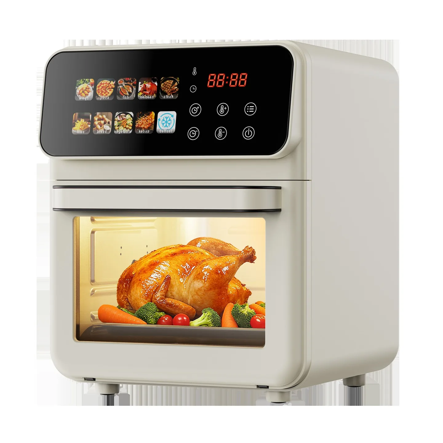 

Digital Touchscreen Smart Electric Air Fryer Oven Large Capacity 10L Stainless Steel Electric Fryer for Home