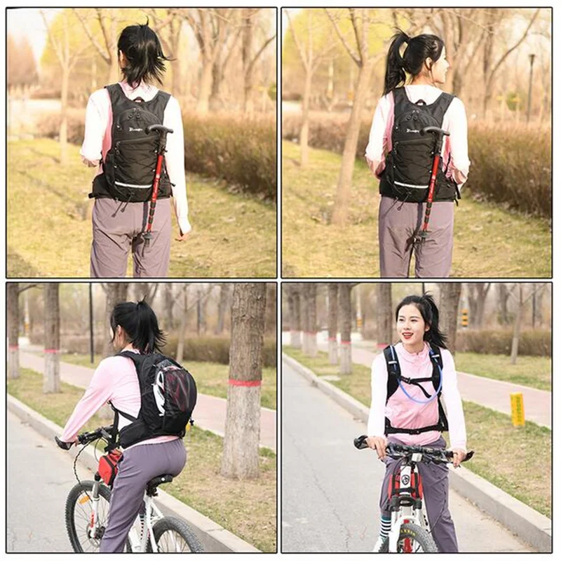 Cycling Water Bag Hydration Backpack Bicycle Riding Running Bag Water Bladder Container Reflective Pack Backpack Sport Equipment