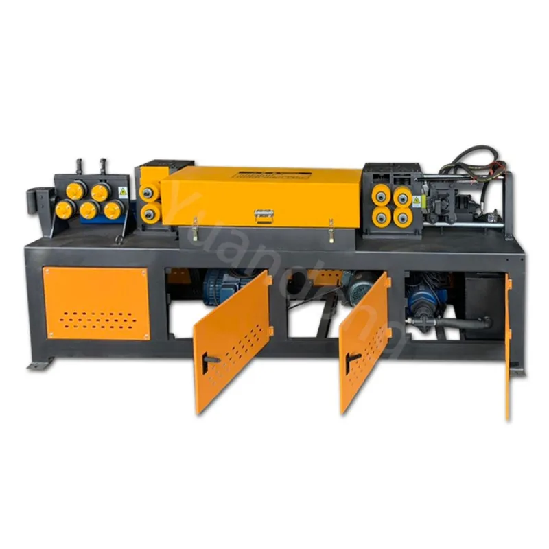 Automatic Steel Bar Straightener and Cutter 4-12mm Rebar Straightening and Cutting Machine