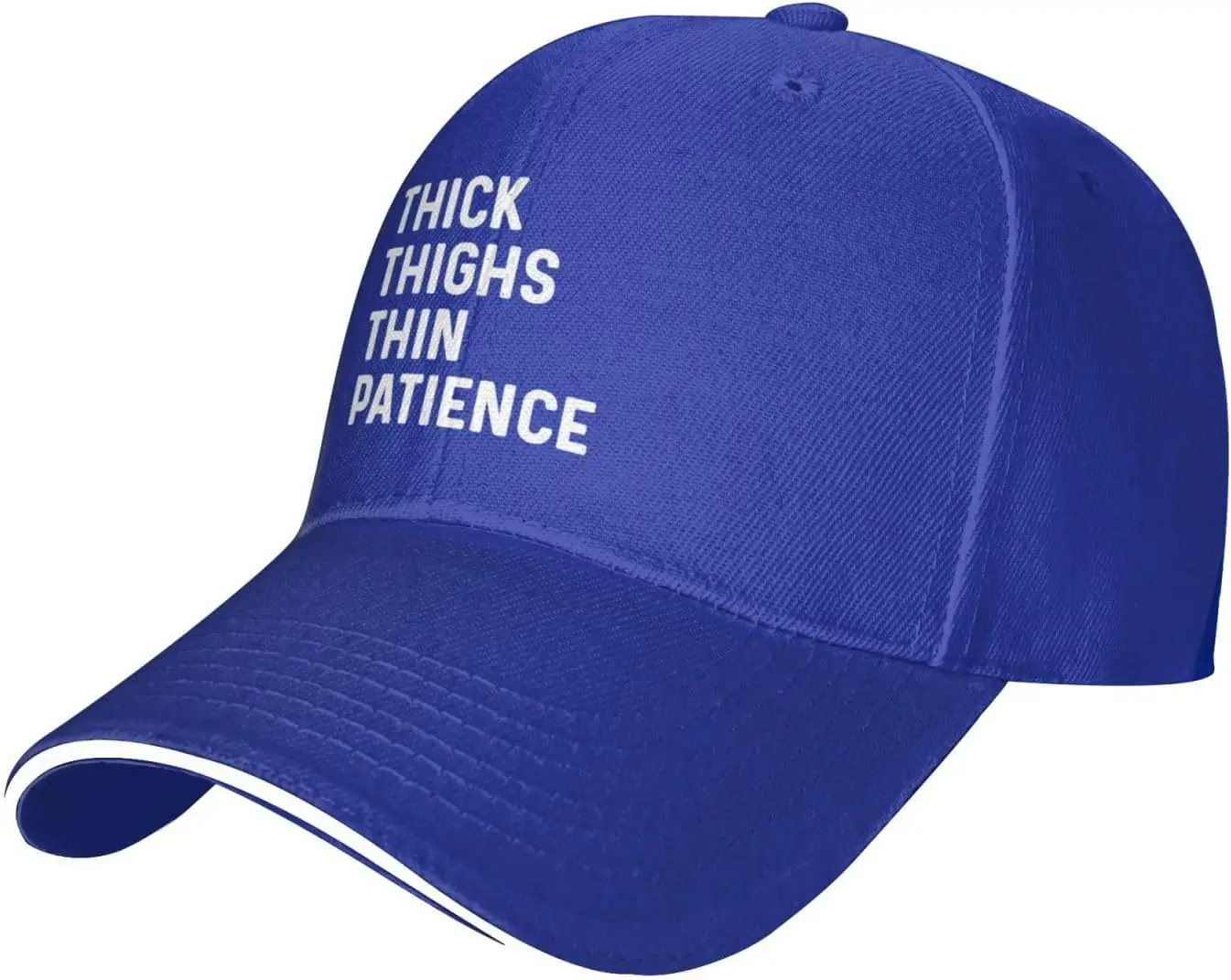 Thick Thighs Thin Patience Hat for Men Baseball Hats Funny Caps