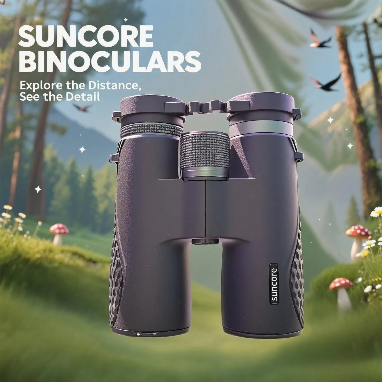 

Бинокль 12X42 Silver Metal Focus Wheel — оптика профессионального уровня с точным управлением