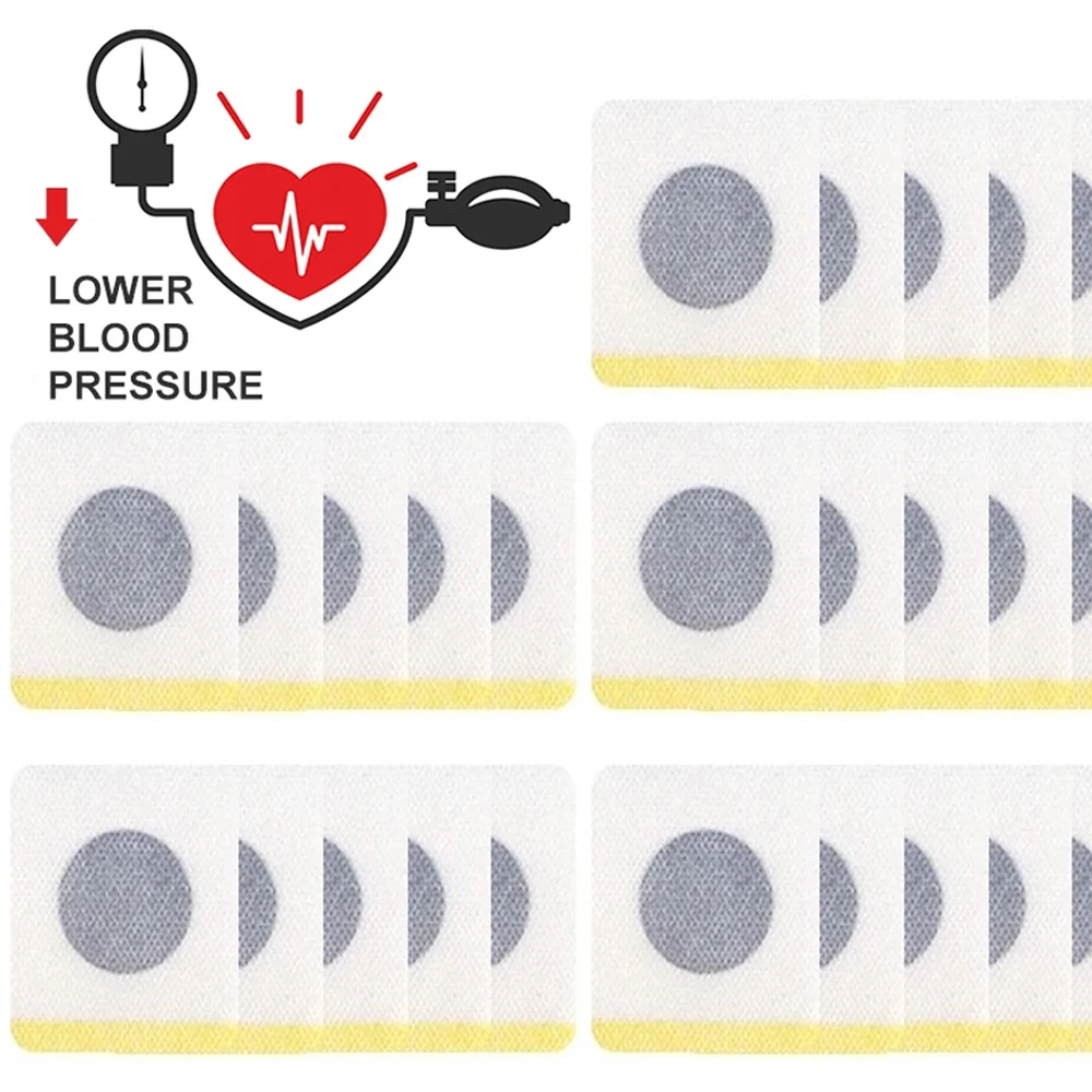 Wholesale Hypertension Patch Stabilize High Blood Pressure Plaster Treat Headache Insomnia Tinnitus Navel Medical Health Sticker