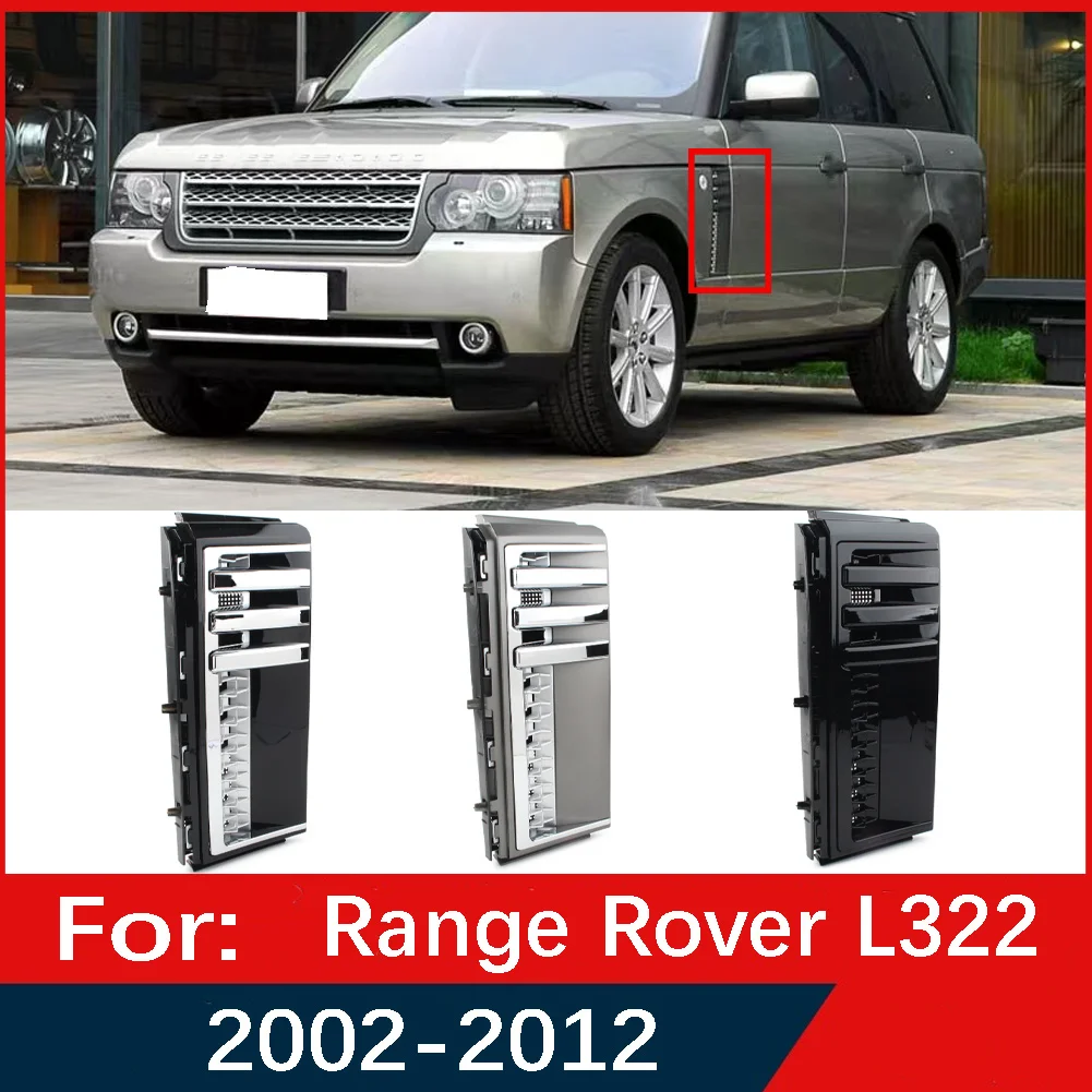 Car Side Fender Air Vent Grille For Land Rover Range Rover L322 002 2003 2004 2005 2006 2007 2008 2009 2010 2011 2012