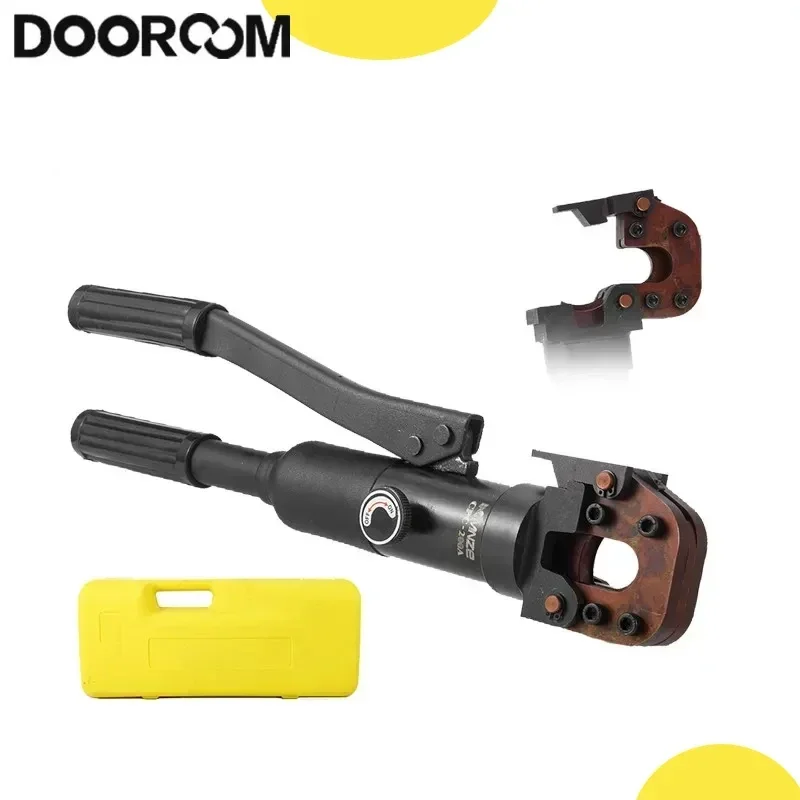 DOOROOM Manual Portable Hydraulic Cable Cutter CPC-20A Below Φ20mm Cable Wire Rope Scissors Metal Hydraulic Wire Cutting Tool