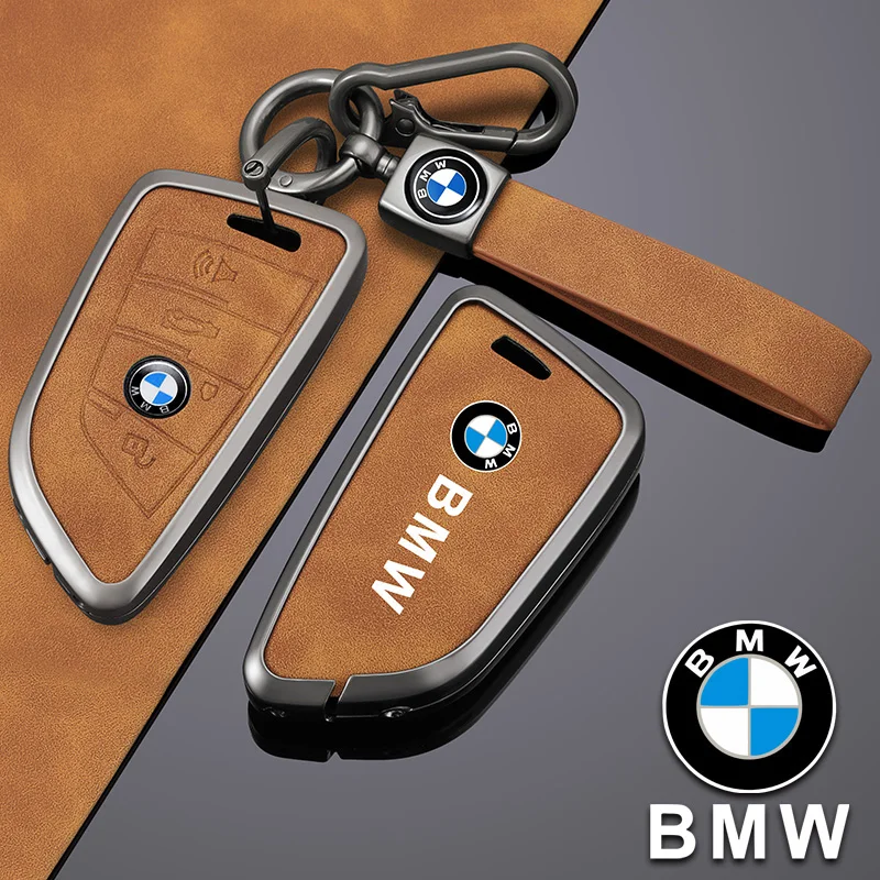 Fashion Zinc Alloy Car Key Case Shell Cover For BMW X1 X3 X4 X5 F15 X6 F16 G30 7 Series G11 F48 F39 520 525 f30 118i 218i 320i