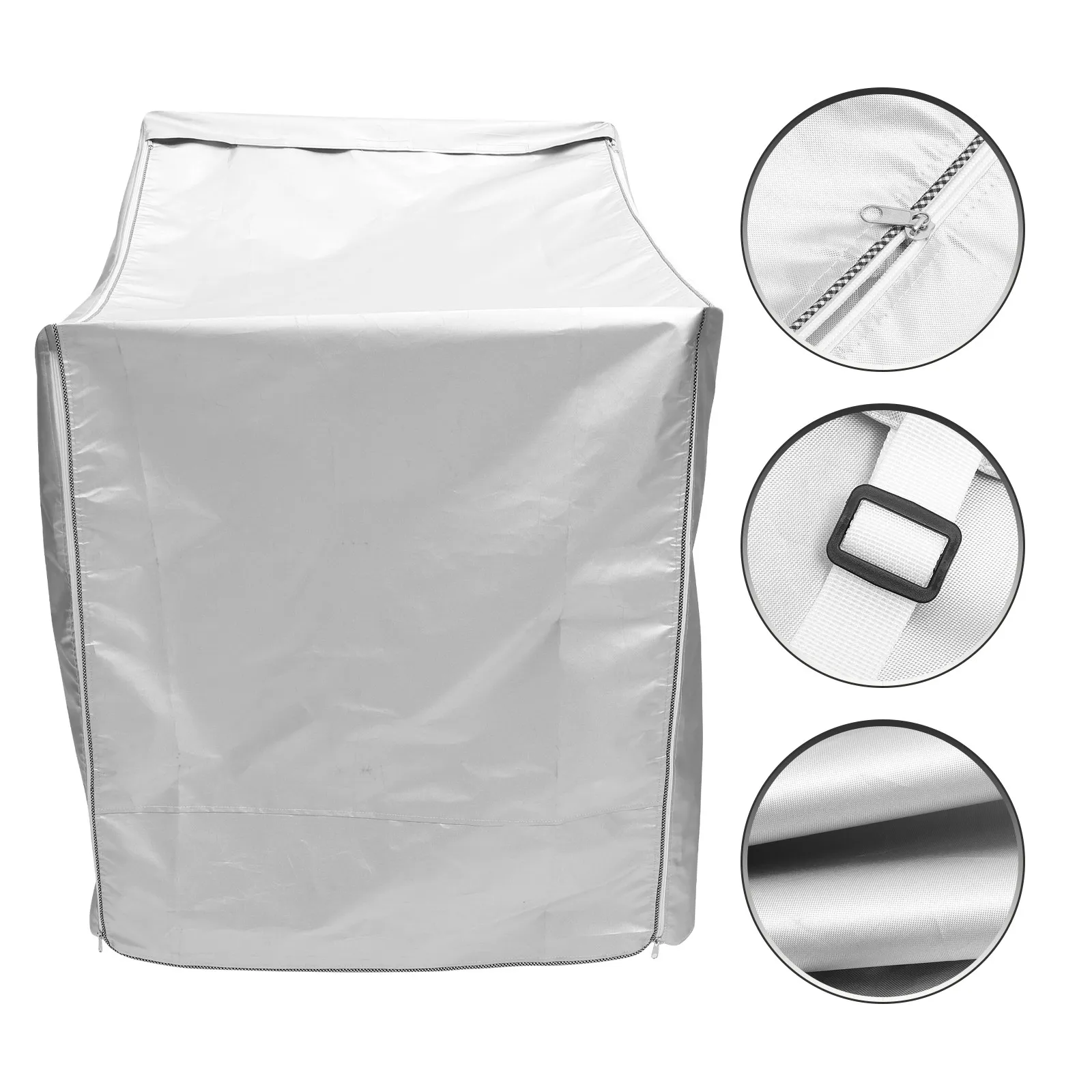 

Washer and Dryer Cover Waterproof Dustproof Zipper Design for Top Load Front Load Machines Washing Machine Protector Cover